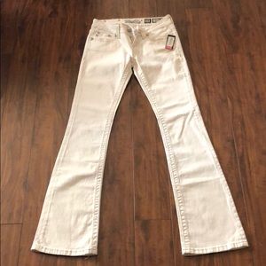 White miss me jeans size 26